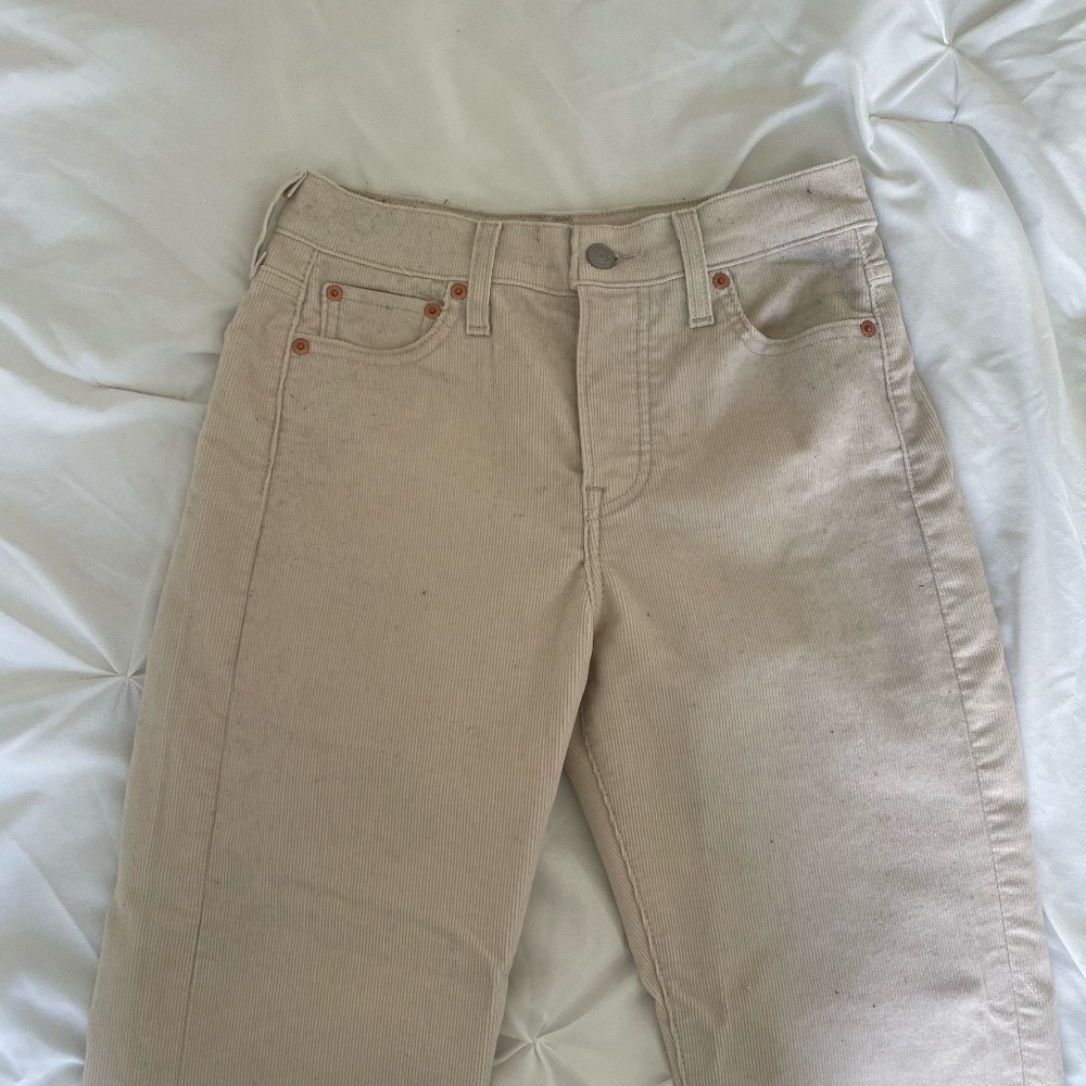 LEVIS CORDUROY WEDGIE STRAIGHT LEG